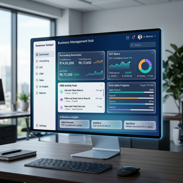 Gyaansaar Sampad Dashboard